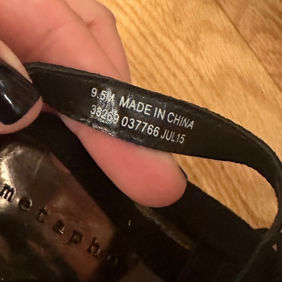 Women’s black tall heels size 9.5 - Picture 5 of 11